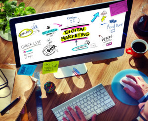 Digital Marketing Branding Strategy Online Media Concept